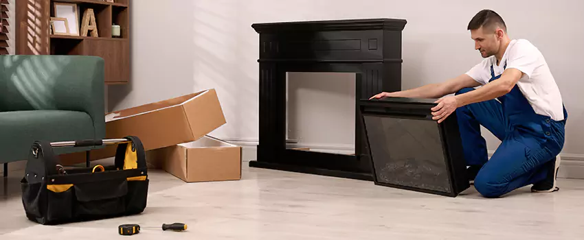 Old Rusted Metal Fireplace Repair And Replacement in Ada, OK